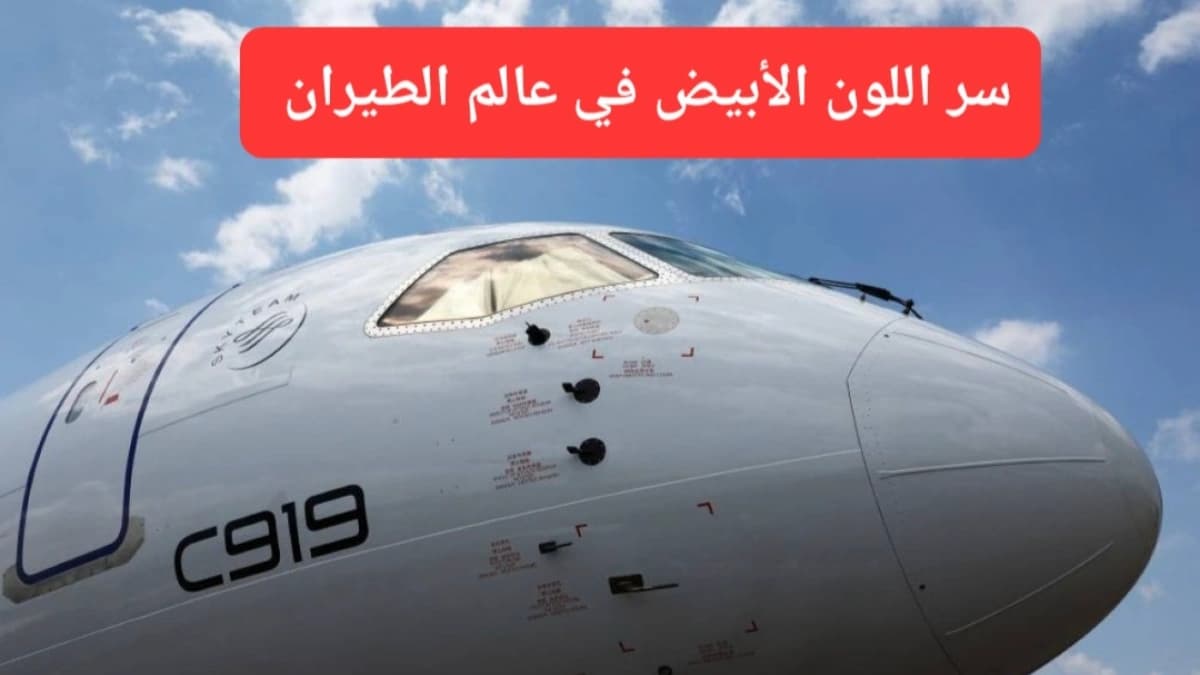 سر اللون الأبيض في عالم الطيران 