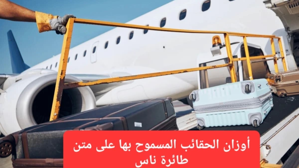 صورة أرشيفية لتحميل الحقائب على طائرة ناس 
