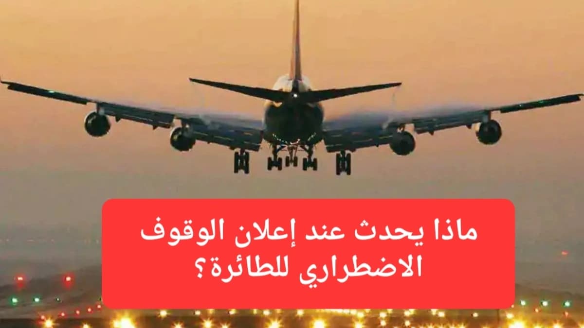 صورة تعبيرية.. طائرة تستعد للهبوط 