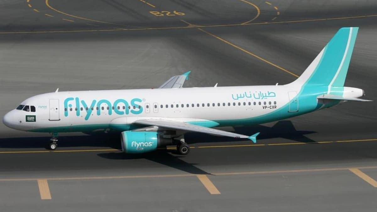صورة إرشيفية.. طائرة تابعة لشركة طيران فلاي ناس السعودية 