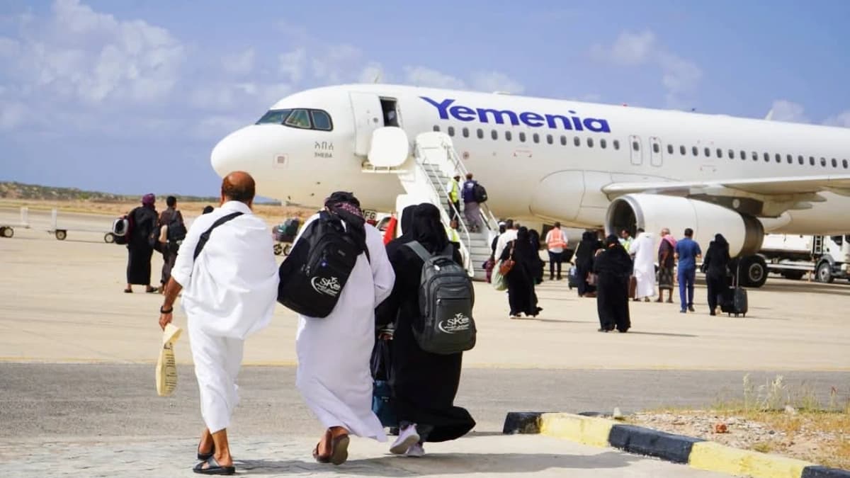 رحلات الحجاج اليمنيين من مطارات عدن والريان وسيئون.. الخطوط اليمنية تواصل التفويج