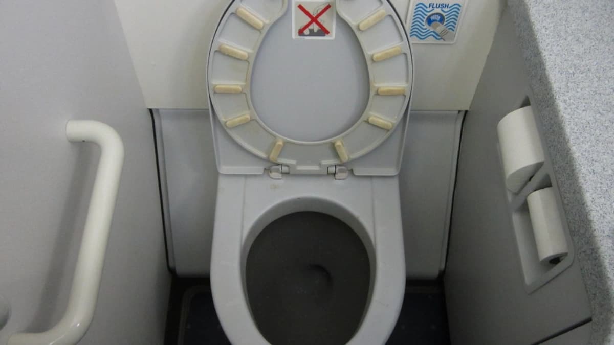 هل ترمي الطائرات الفضلات في الجو؟ الحقيقة المدهشة وراء مراحيض الطائرات